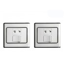 Мебельный выключатель с розеткой 250 Вольт 10А