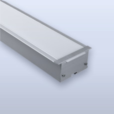 Встраиваемый алюминиевый профиль 50х32 мм с рассеивателем