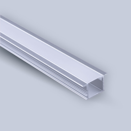 Встраиваемый алюминиевый профиль 22х12 мм с рассеивателем