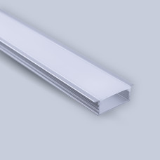 Встраиваемый алюминиевый профиль 34х12 мм с рассеивателем