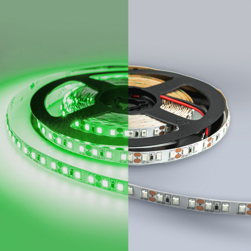 LUX Светодиодная лента 2835 120 LED (9.6W/M) 12V ЗЕЛЕНАЯ IP20